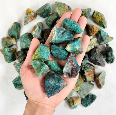 Rough Chrysocolla Crystals Bulk Raw Gemstones Healing Crystals