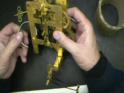 Clock Repair DVD Video - Repairing the Plymouth Time & Strike Mantel Clock