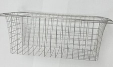ULTRASONIC JEWELRY CLEANING BASKET STAINLESS STEEL 7 3/4" x 3 3/4" x 3 1/2"