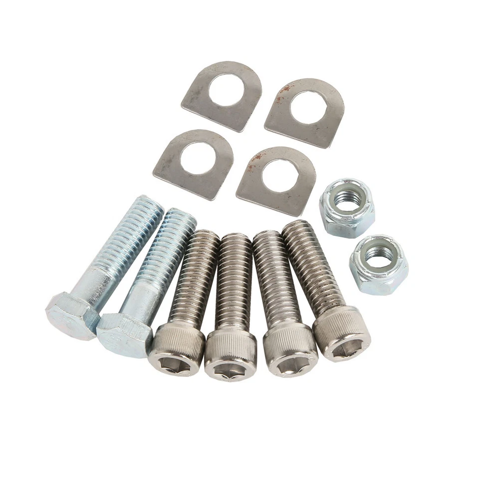 Kit de montaje de estriberas traseras de pasajero negras para Harley XL 883 1200 Sportster 04-13 Foto 3 de 4