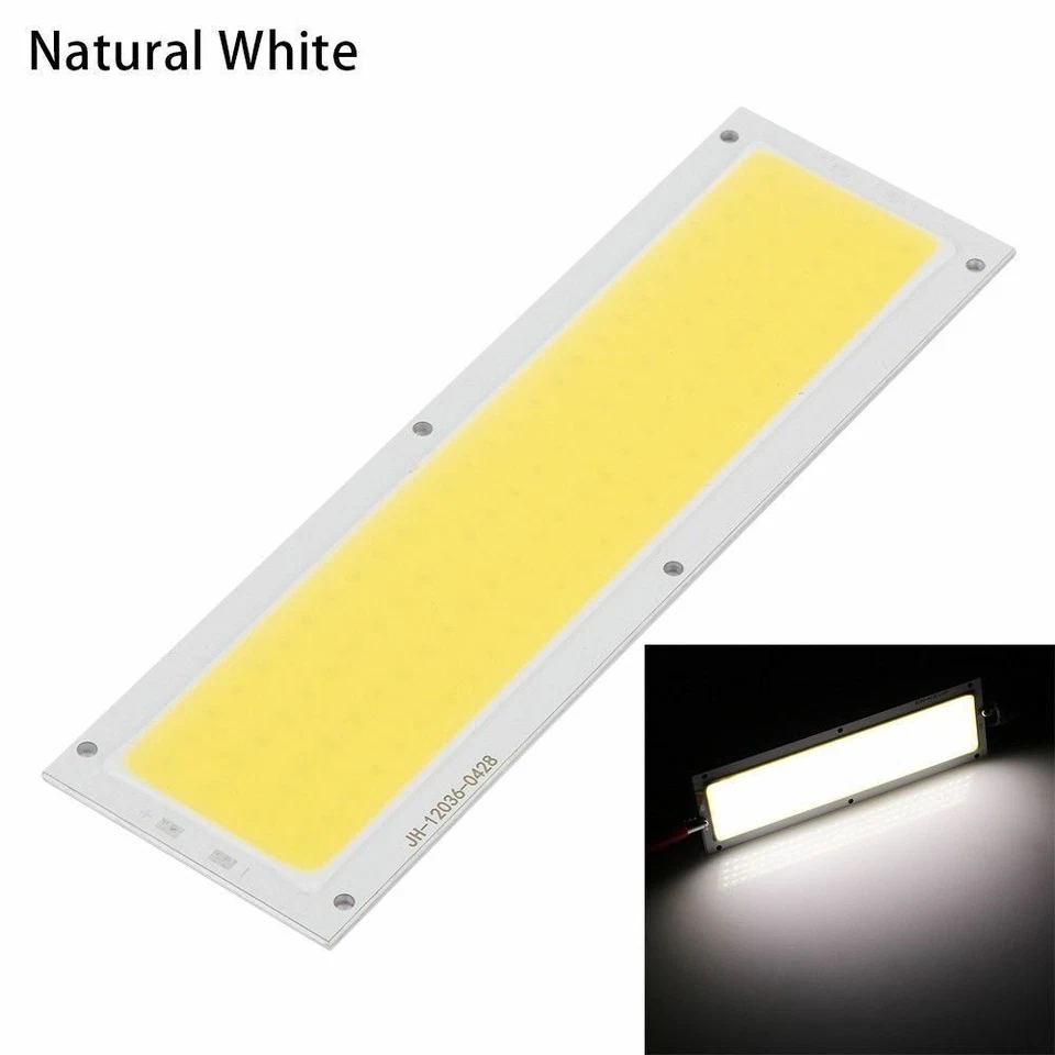 LED Strip Light Bulb COB 20W Lamp DC 12V 1000LM for DIY Car Work Lights - Image 2 of 4
