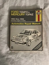 Haynes Auto Repair Manual Ford Tempo & Mercury Topaz 1984 thru 1994 36078 (1418)