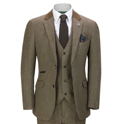 fitted tweed suit