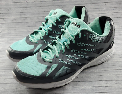 FILA Memory Speedstride Black Athletic Training Running Walking