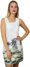 KY Original Hawaii Kleid Palm Beach Grün S-XXL