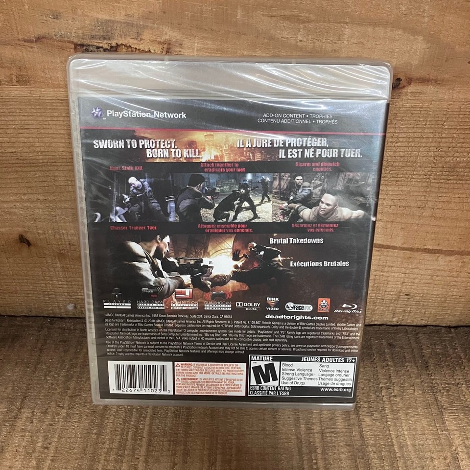 DEAD TO RIGHTS RETRIBUTION SONY PLAYSTATION 3 (PS3) FR - Jeu