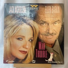 Man Trouble 1992 Laserdisc - Jack Nicholson, Ellen Barkin - Sealed 