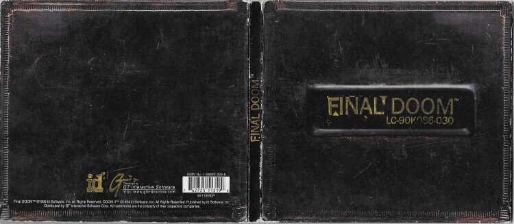 Final Doom PC 1994 Windows 95 PC CD-ROM, id Software NO MANUAL