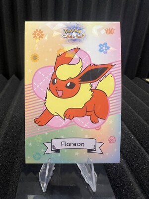 Flareon - Cracked Ice Holo - Let's Go Eevee Database - Pokemon Card NM