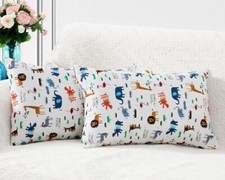 PureFit Decorative 100 Cotton Throw Pillow Covers 12x20 Inch 2 Packs