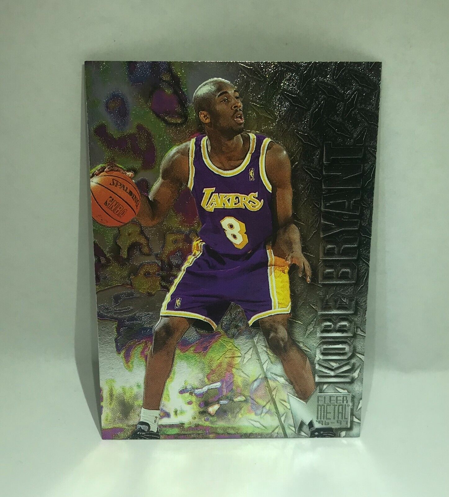  Kobe Bryant Rookie Card 1996-97 Metal Precious Metal #181 PSA 8  : Collectibles & Fine Art