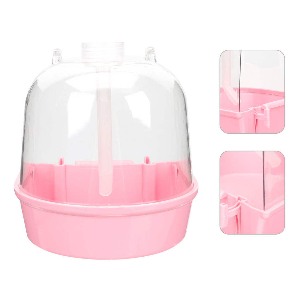 Pink Plastic Parrot Bath Tub Bathing Bird Feeders for Outdoors Hanging eBay