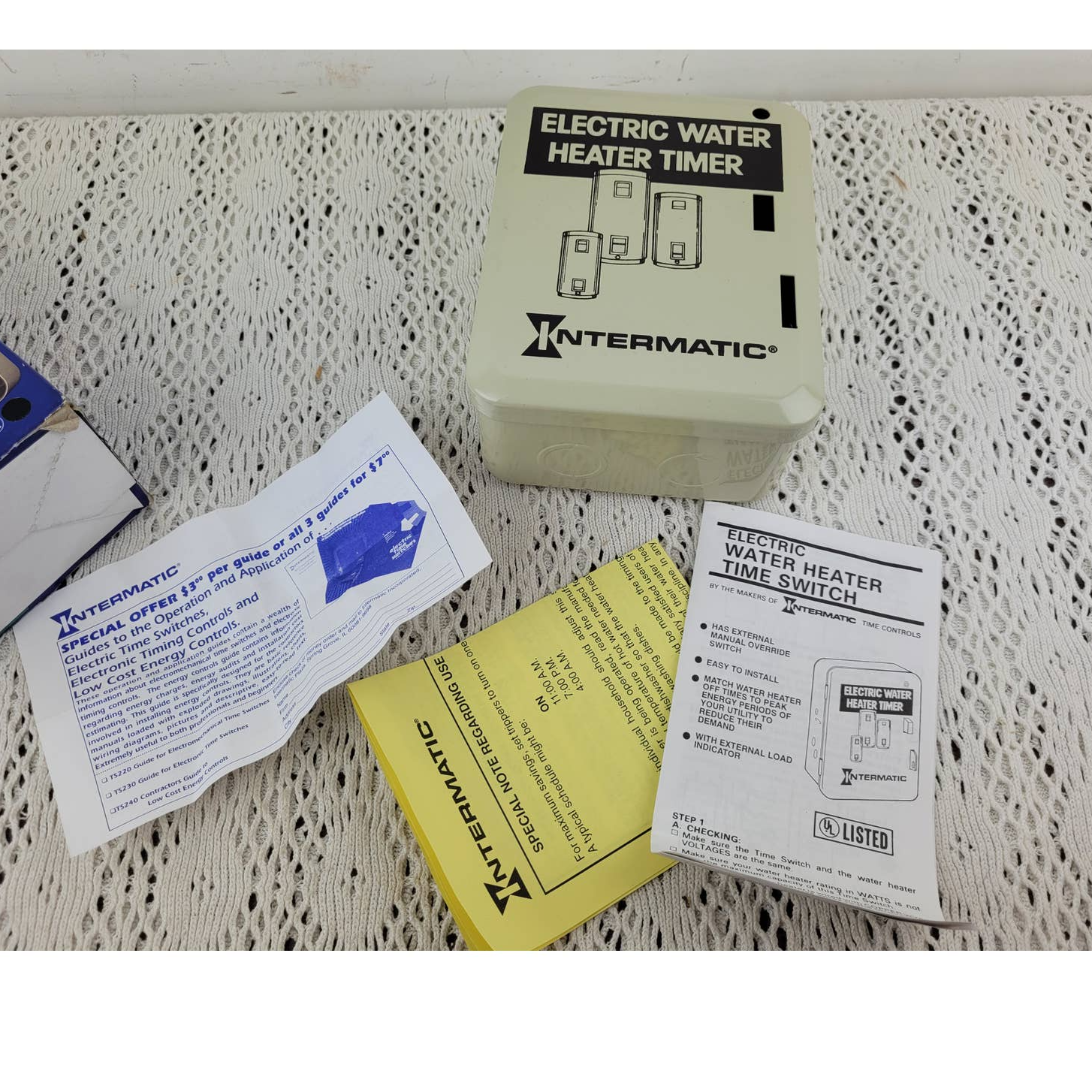 Intermatic Electric Water Heater Timer Metal Case Box Only 250V WH21 ...