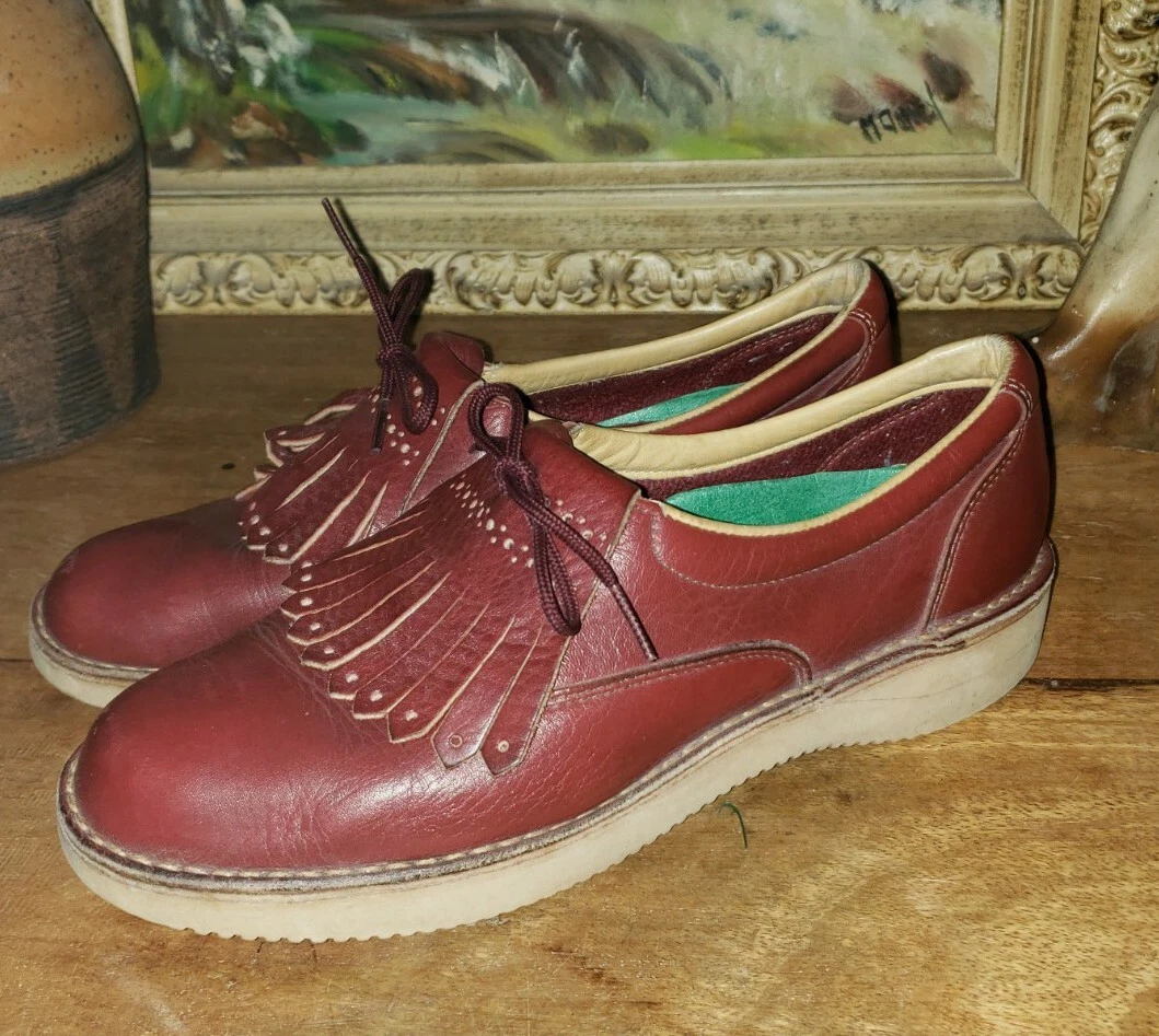Burgundy hotsell brogues ladies