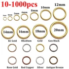304 Strong Stainless Steel Open Split Jump Rings Connector Jewellery Findings 