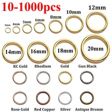304 Strong Stainless Steel Open Split Jump Rings Connector Jewellery Findings