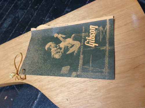 Vintage 1965 Gibson Skylark lap steel with case Korina - Picture 6 of 11