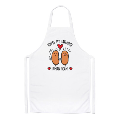You're My Favourite Human Bean Kochschürze Valentinstag Liebe Geburtstag Kochen