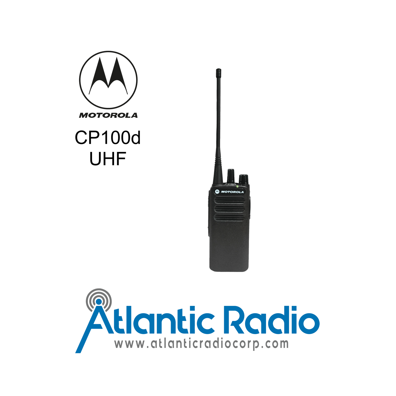 Motorola CP100d Two Way Radio UHF (403-480MHz) DMR Upgradable Portable  eBay