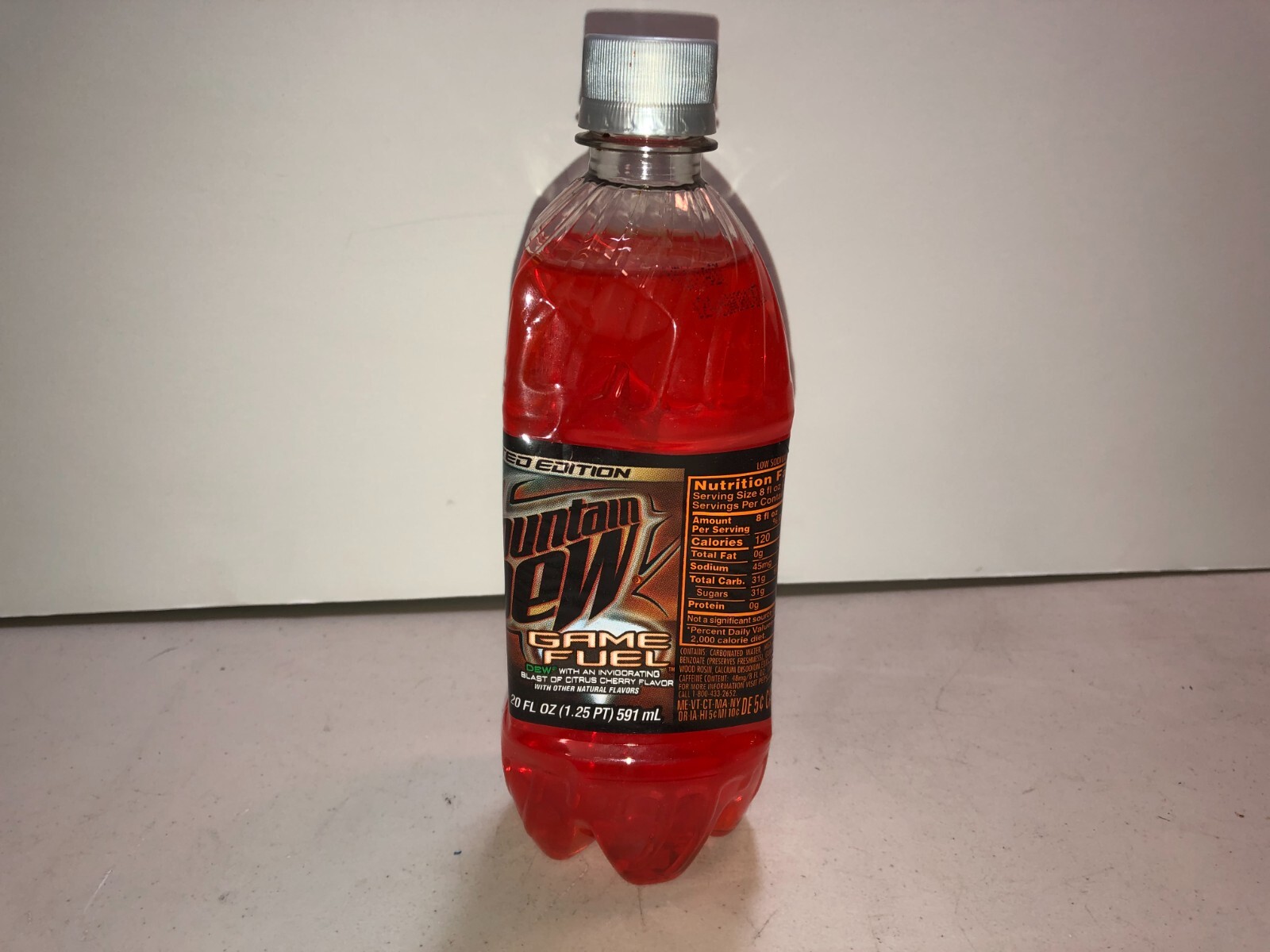 Mountain Dew Halo 3 Game Fuel Limited Edition 2007 20oz Bottle Full Unopened eBay