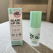INNBEAUTY Project Glaze Flavored Lip Oil Gloss ~VANILLA MINT~ Sheer Shimmer BNIB