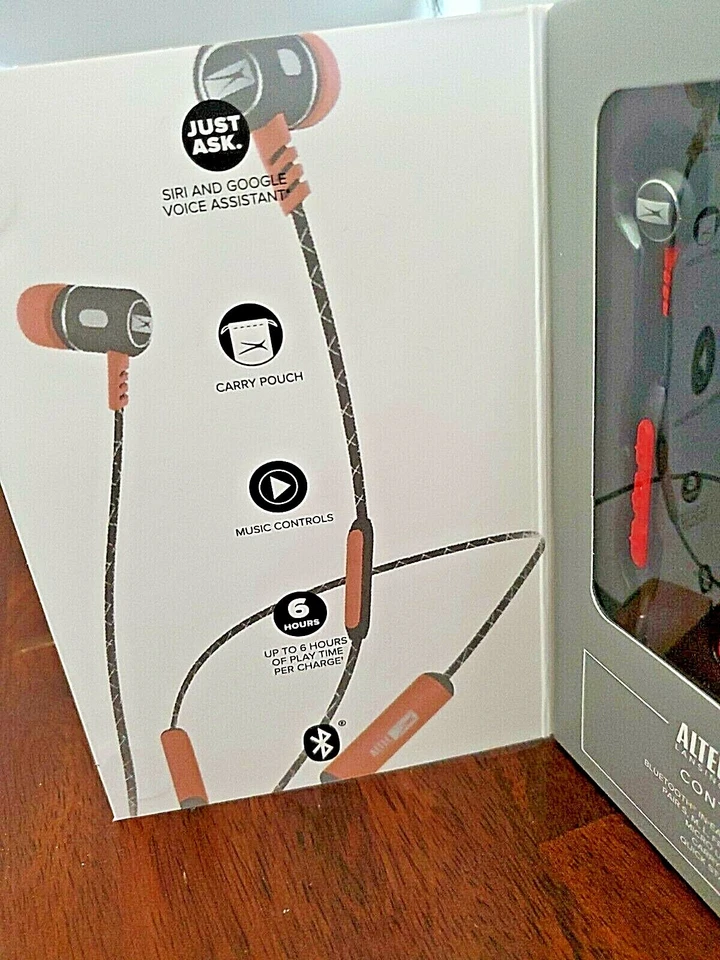 Fones de ouvido intra-auriculares Bluetooth Altec Lansing metal 6 horas tempo de reprodução NOVO!       B19 - Imagem 4 de 4