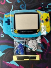 GBA Gameboy Advance Reshell Kit - UV Printed Shell, Buttons, Contact Pads, Lens