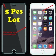 5Pcs iPhone 8 SE SE2 Full Cover Tempered Glass Screen Protector HD Clear