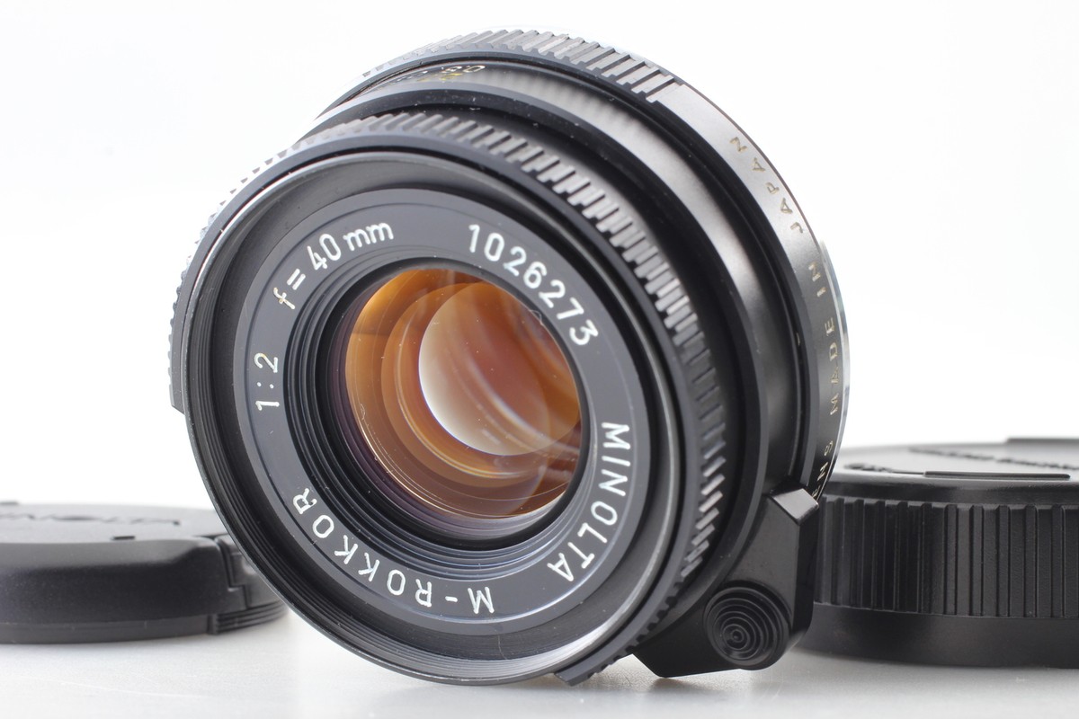 ミノルタ M-ROKKOR　40mm F2 Leica Mマウント NEAR MINT] Minolta M Rokkor 40mm F2 Lens Leica M Mount for