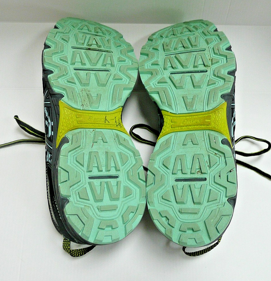 ASICS GEL-Venture 6 Women's Size 9.5 Black Mint Athletic Running Shoes Sneakers image 7