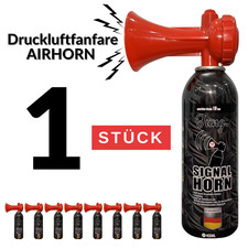 JUNG Druckluftfanfare Air Horn Profi Qualität 400 ml Signalhorn Fanfare Hupe