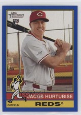 2025 Topps Heritage Dark Blue Border Jacob Hurtubise #124 1az7