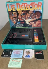 Lie Detector Board Game 1987 Pressman Scientific Crime Solving Mattel 99%