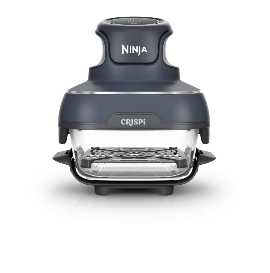 Ninja Crispi 4-in-1 Glass Air Fryer, 4 Qt & 6 Cup Containers, Cyberspace FN101GY