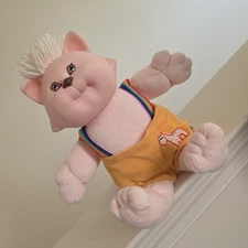 Super Cute Vintage 1983 Cabbage Patch Kids Koosas 15" Beige Cat Doll