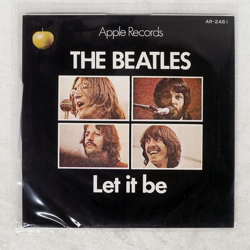 BEATLES LET IT BE APPLE AR2461 Japan VINYL 7