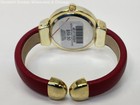 Chico's Analog Red Dial Rhinestones Gold Tone Women's Bracelet Watch 57.5g — photo 2