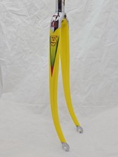 Forcella stradale vintage Masi Columbus acciaio 700c 1" filettata NOS