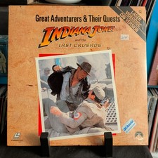 Indiana Jones Great Adventures  Their Quests Laserdisc NEW SEALED