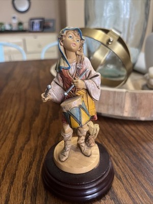Vintage Italian Fontanini 5'' Handmade Drummer Boy Nativity Scene Collectible