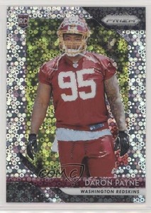 2018 Panini Prizm Rookie Disco Prizm Daron Payne #245 Rookie RC