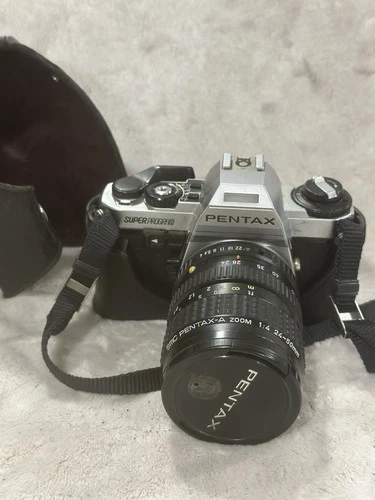 PENTAX Super PROGRAM 35mm Film Camera w SMC Pentax-A Zoom 1:4 24 ~50mm Lens Work