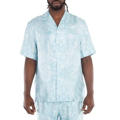 Versace Barocco Print Silk Shirt, Brand Size 46 (US Size 36) - Image 1 of 4