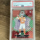 2024 Panini Mosaic Bo Nix #312 Choice Red & Green Prizm Rookie PSA 9 Broncos