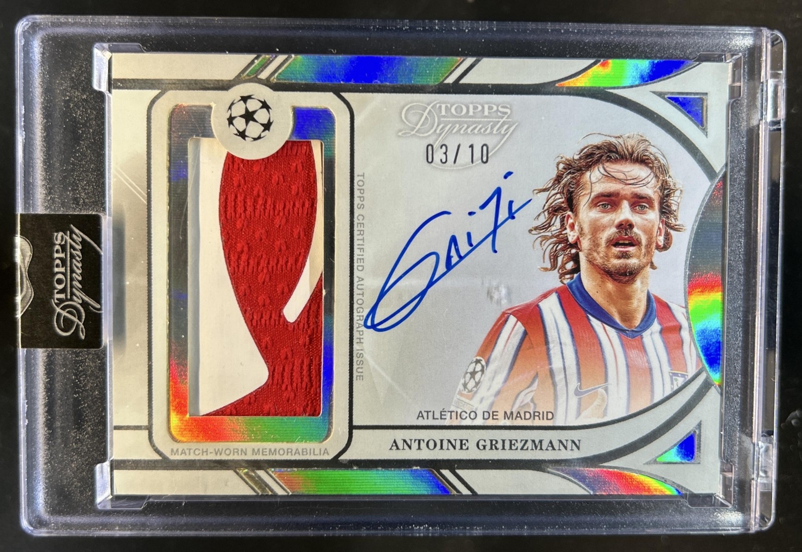 2024-25 Topps Dynasty UEFA Antoine Griezmann Patch Auto Autograph #/10 Atletico
