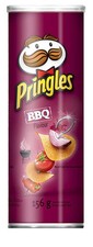 Pringles BBQ Flavor Potato Chips, 156g/5.5 oz