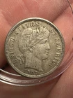 1907 O Barber Dime AU About Uncirculated