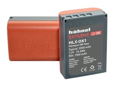 Hahnel Extreme HLX-OX1 Hochleistungsakku für Olympus BLX-1 (UK-Ware) NEU