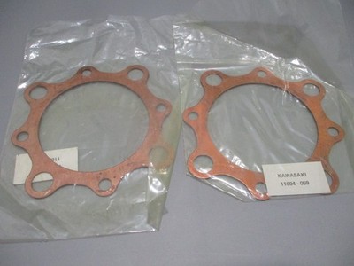 NOS Kawasaki OEM Cylinder Head Gaskets 2pcs 1973 F12MX 1974 KX450 11004-059