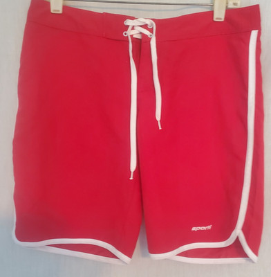Sporti Women's High Tide Board Short Sz Small Red White NWT